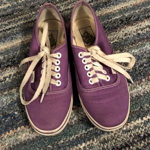 Purple Vans Shoes